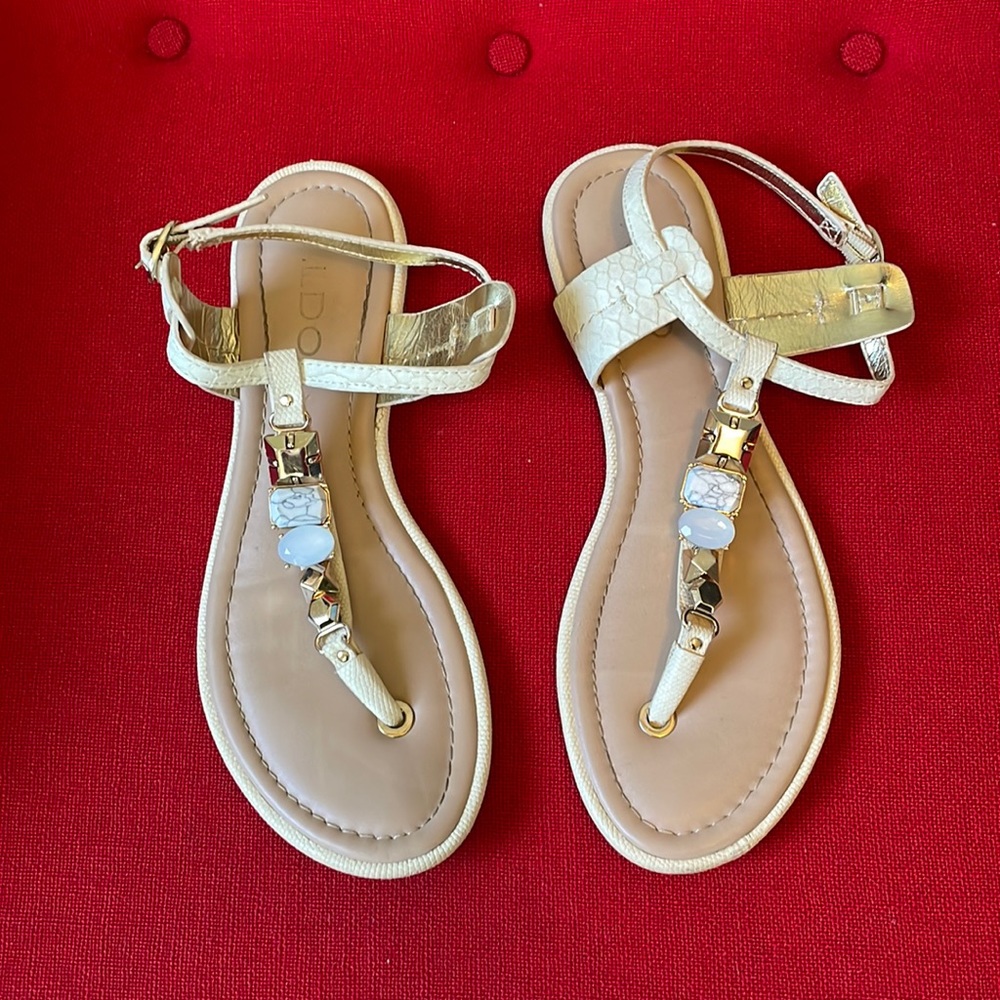 Jeweled sandals